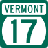 Route 17 marker