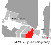 Location of L'Anse-Saint-Jean