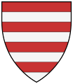 Árpád dynasty arms used and granted by Louis I