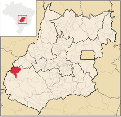 Location in Goiás state