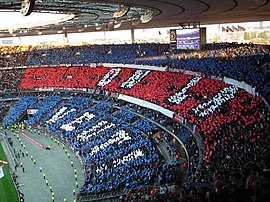 OM-PSG en finale de la coupe de la France en 2006.