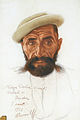 Portrait of Chief Afghan Mirza Dolik Wakhi from Gircha village (a chief of a clan of Wakhi people)