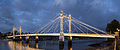 Image 22Albert Bridge, opened in 1873, crosses the River Thames between Chelsea and Battersea.