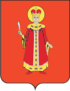 The coat of arms of Uglich, featuring Tsarevich Dmitry