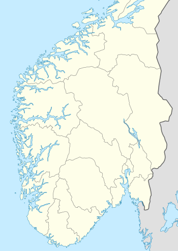2010 Norwegian First Division is located in Norway South
