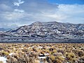 Snow on the hills around Willow Springs Canyon, Confusion Range, Utah