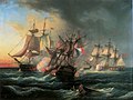 Painting of the 1797 naval battle by Léopold Le Guen