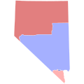 2012 United States Senate election in Nevada by congressional district