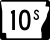 Highway 10S marker