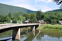 Bridge over Pine Creek at Cedar Run