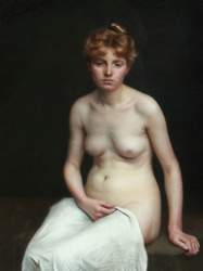 Elisabeth Wandel, Young woman, 1889