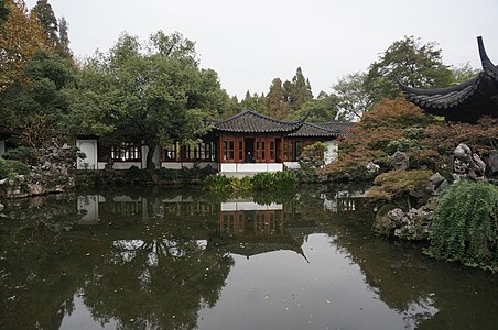 The Guozhuang Garden, one of many historic gardens in the West Lake