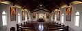 A panorama of the chapel interior
