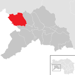 Location within Murau district