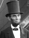 President Lincoln's iconic "beaver" top hat.