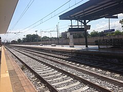 Giovinazzo railway station (looking south) - 16th August
