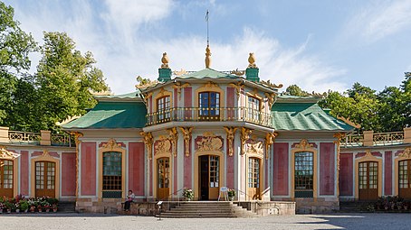 Chinoiserie - Chinese Pavilion (Ekerö Municipality, Sweden), 1763–1769, by Carl Fredrik Adelcrantz[40]