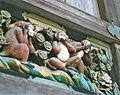 Three wise monkeys at Nikko Toshogu