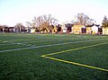Athletic field and track