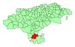 Location of Valdeprado del Río