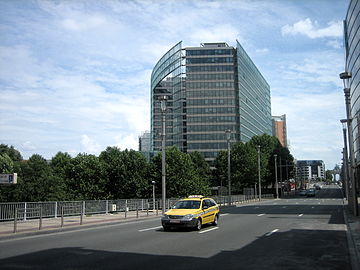 The Charlemagne building, the Commission's second largest building, housing DG TRADE, DG ECFIN and the Internal Audit Service