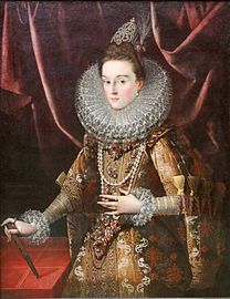 Juan Pantoja de la Cruz, Infanta Isabella Clara Eugenia, 1599