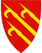 Coat of arms of Jondal Municipality (1987-2019)