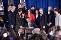 President Obama signing the Don't Ask, Don't Tell Repeal Act