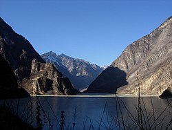 Diexi Lake, in Diexi