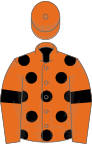 Orange, black spots and armlets