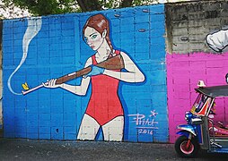 Street Art in Charoen Krung Soi 32