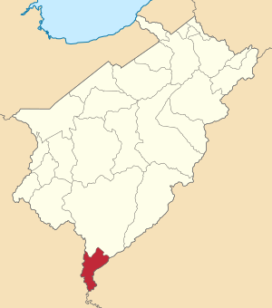 Location in Mérida