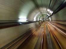 City Loop Melbourne tunnel interior, 2004.