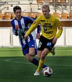 Ilja Venäläinen trailed by Klubi-04's Sakari Mattila (2007)