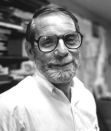 A black-and-white photo of John McPhee