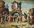 Parnassus (1497) by Andrea Mantegna.