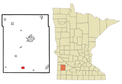 Location of Balaton, Minnesota