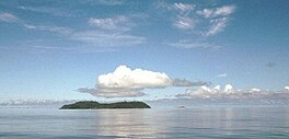 Run (left) and Nailaka (right), islands in the Banda Sea