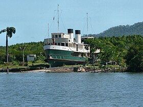 Aground and land-locked at Trinity Inlet near Cairns, 2009