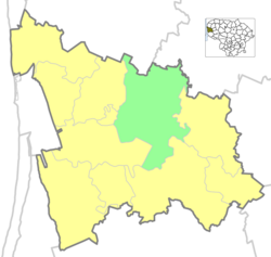 Location of Vėžaičiai Eldership