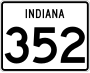 State Road 352 marker