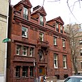 Horace Jayne House, 19th & Delancey Sts., Philadelphia (1895). The grandest of his surviving city houses, Mrs. Jayne was Furness's niece Caroline.