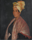 Portrait of a Creole Woman with Madras Tignon (c. 1837), attributed to George Catlin
