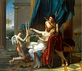 Jacques-Louis David. Sappho and Phaon