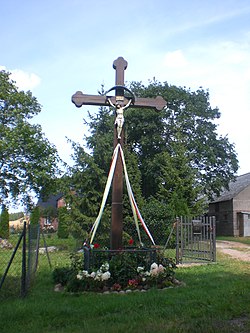 Wayside cross in Skrzydłowo