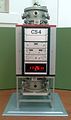 PTB's cesium atomic clock "CS 4", put into operation in 1992. Since 2005, it has been on exhibit in the Braunschweigisches Landesmuseum