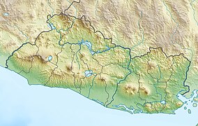 Map showing the location of El Boquerón National Park