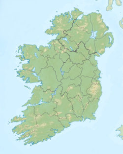 Geographical centre of Ireland is located in island of Ireland