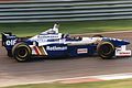 The team switched to Rothmans backing in 1994, which it kept until the end of 1997. This is Jacques Villeneuve driving the Williams FW18 at the 1996 Canadian Grand Prix.