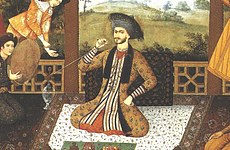 Painting of Suleiman I, painted by Aliquli Jabbadar, Isfahan, 1670.